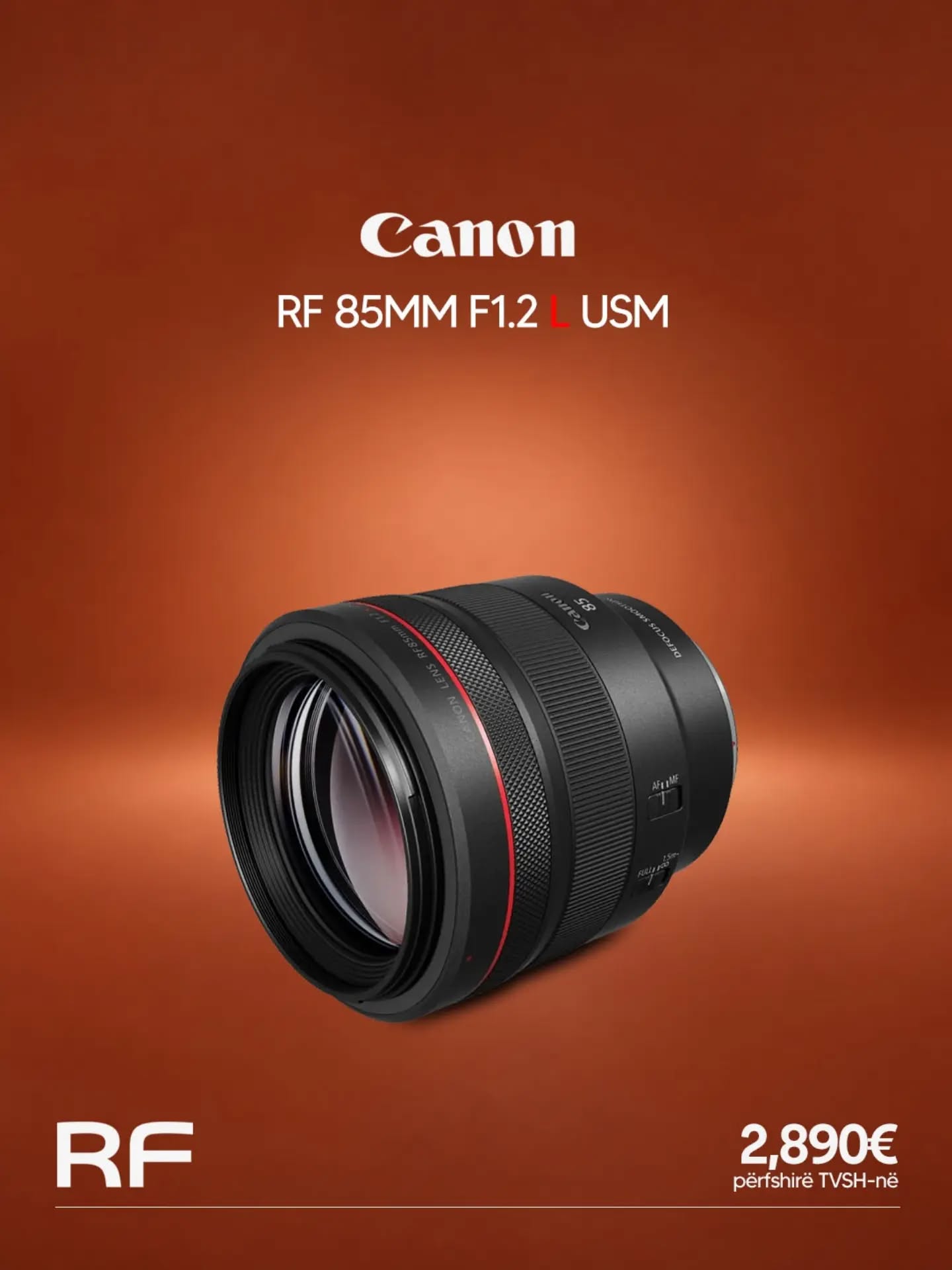 Canon RF 85mm F1.2 L USM