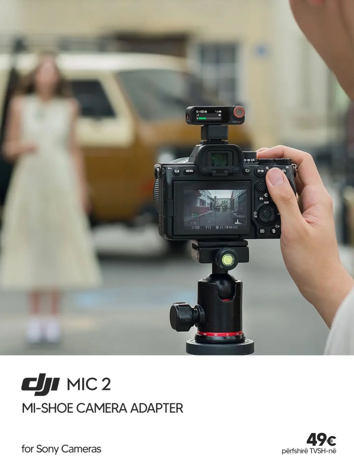 DJI Mic 2 adapter Mi-Shoe për kamera Sony