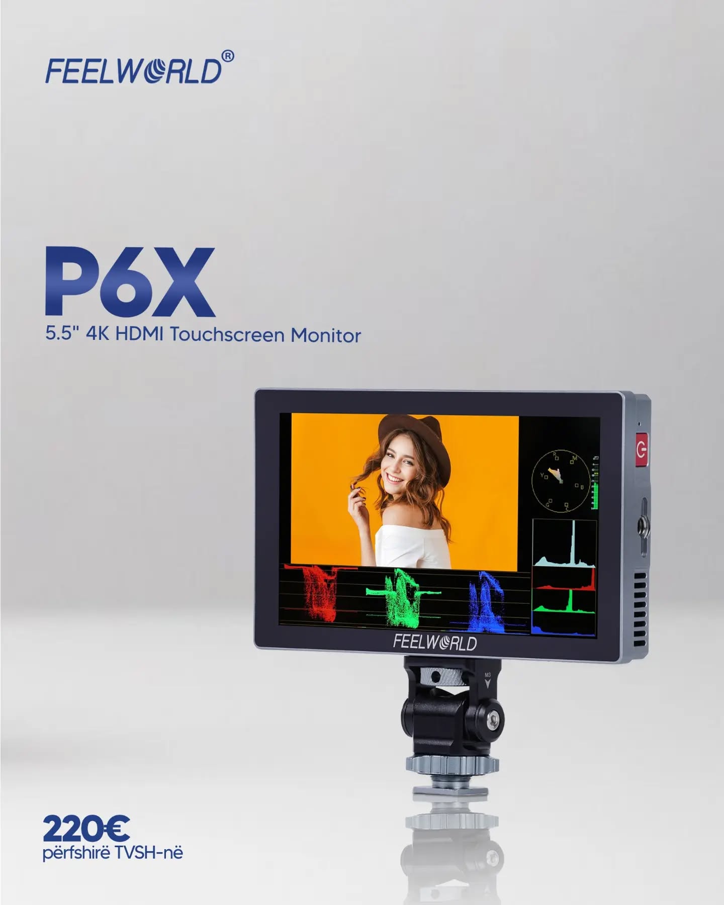 Feelworld P6X monitor 5.5 inç 4K HDMI