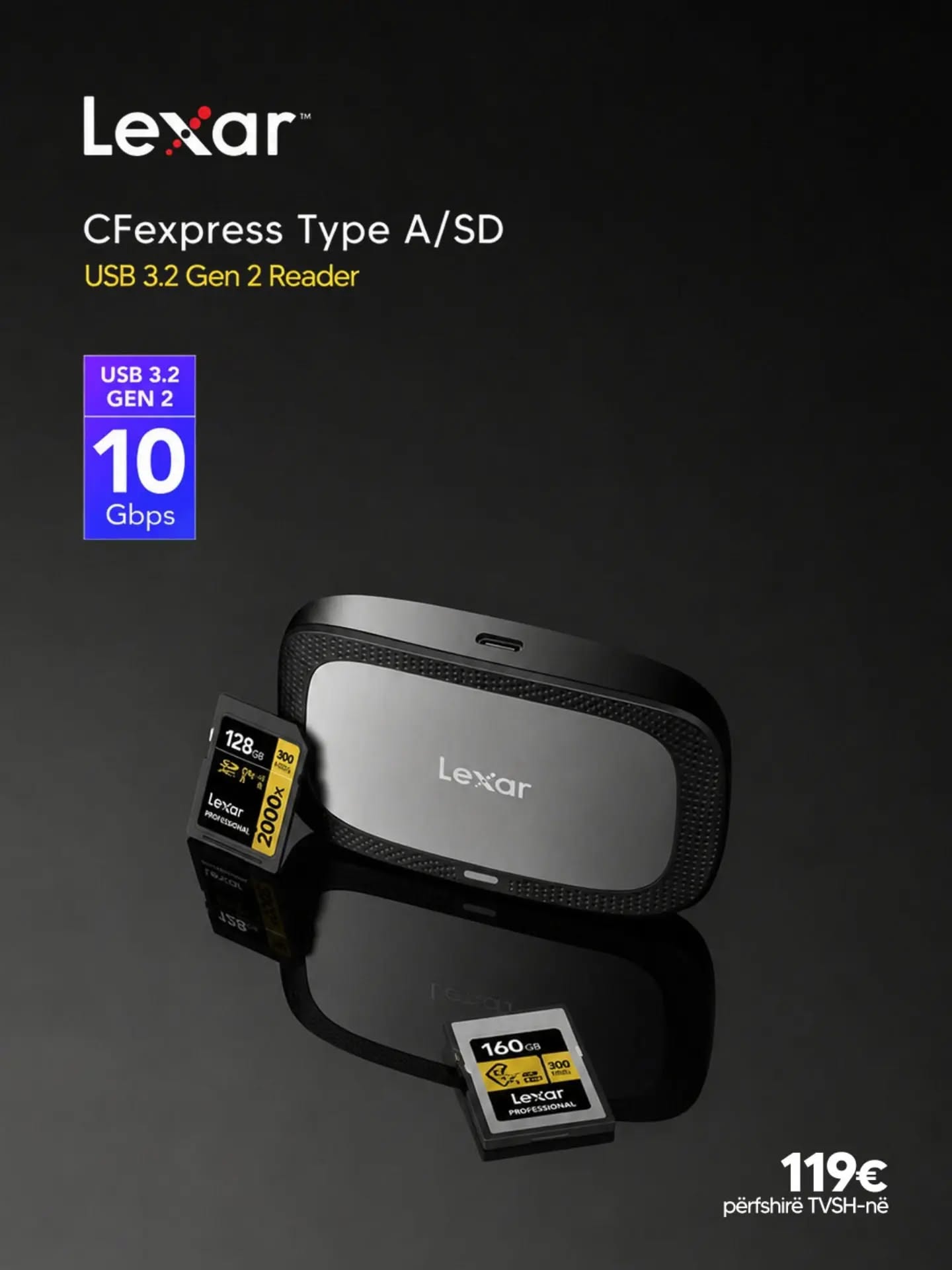 Lexar lexues CFexpress Type A dhe SD