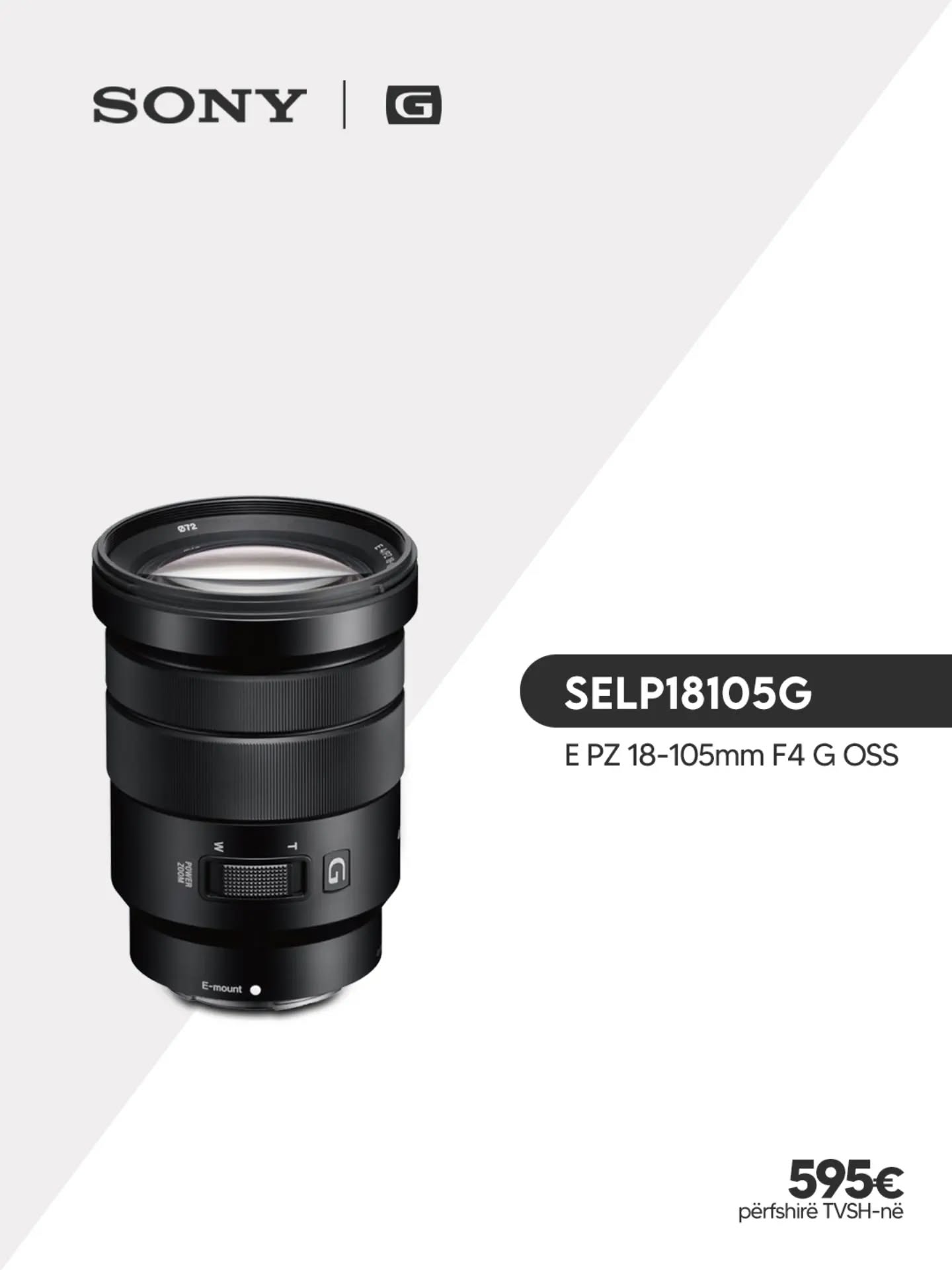 Sony E PZ 18-105mm F4 G OSS